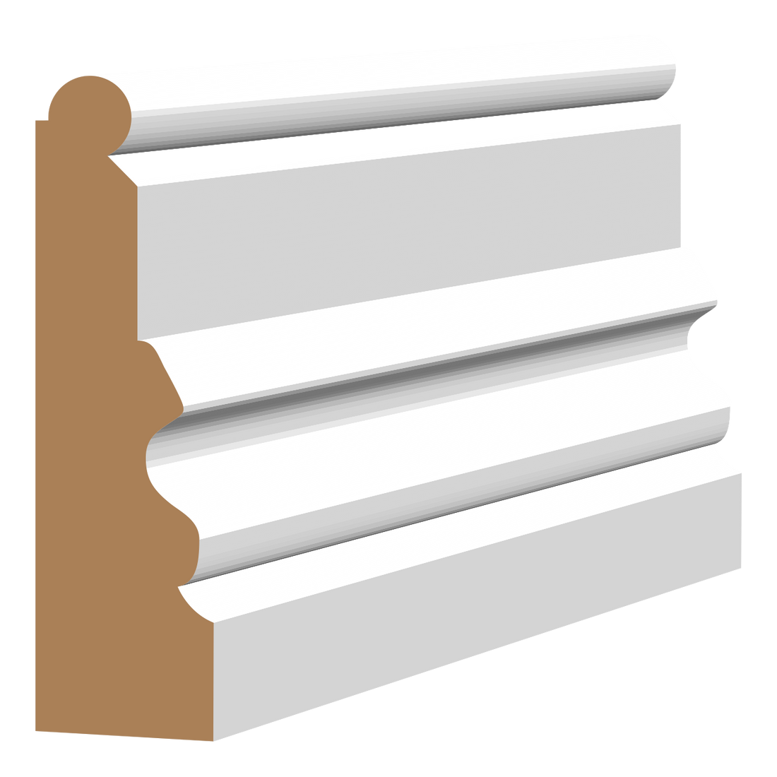 Barrington Primed F/J Pine Skirting 92x25mmx5.4m