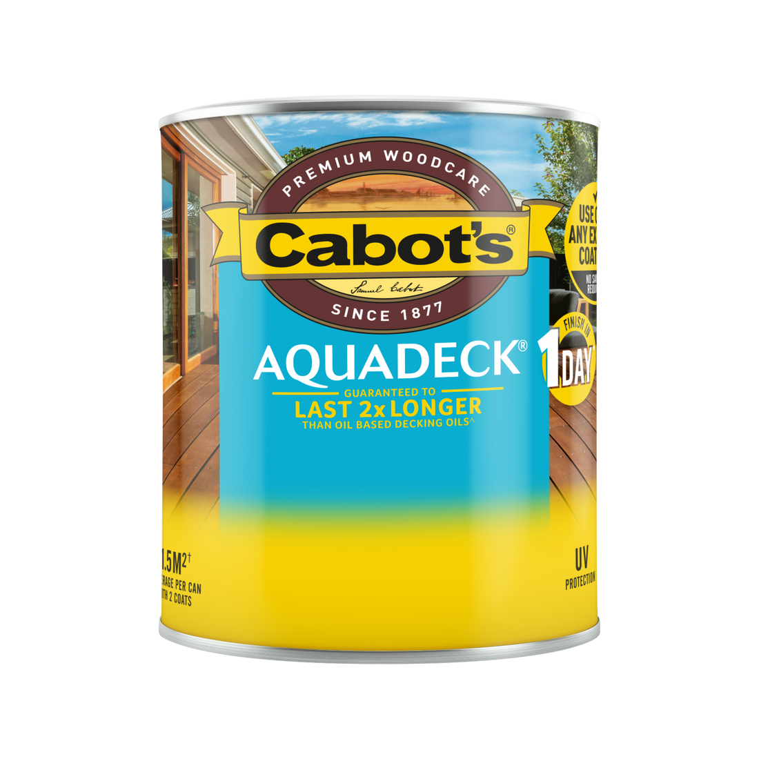 Cabot's Aquadeck Natural Exterior Decking Oil 250ml