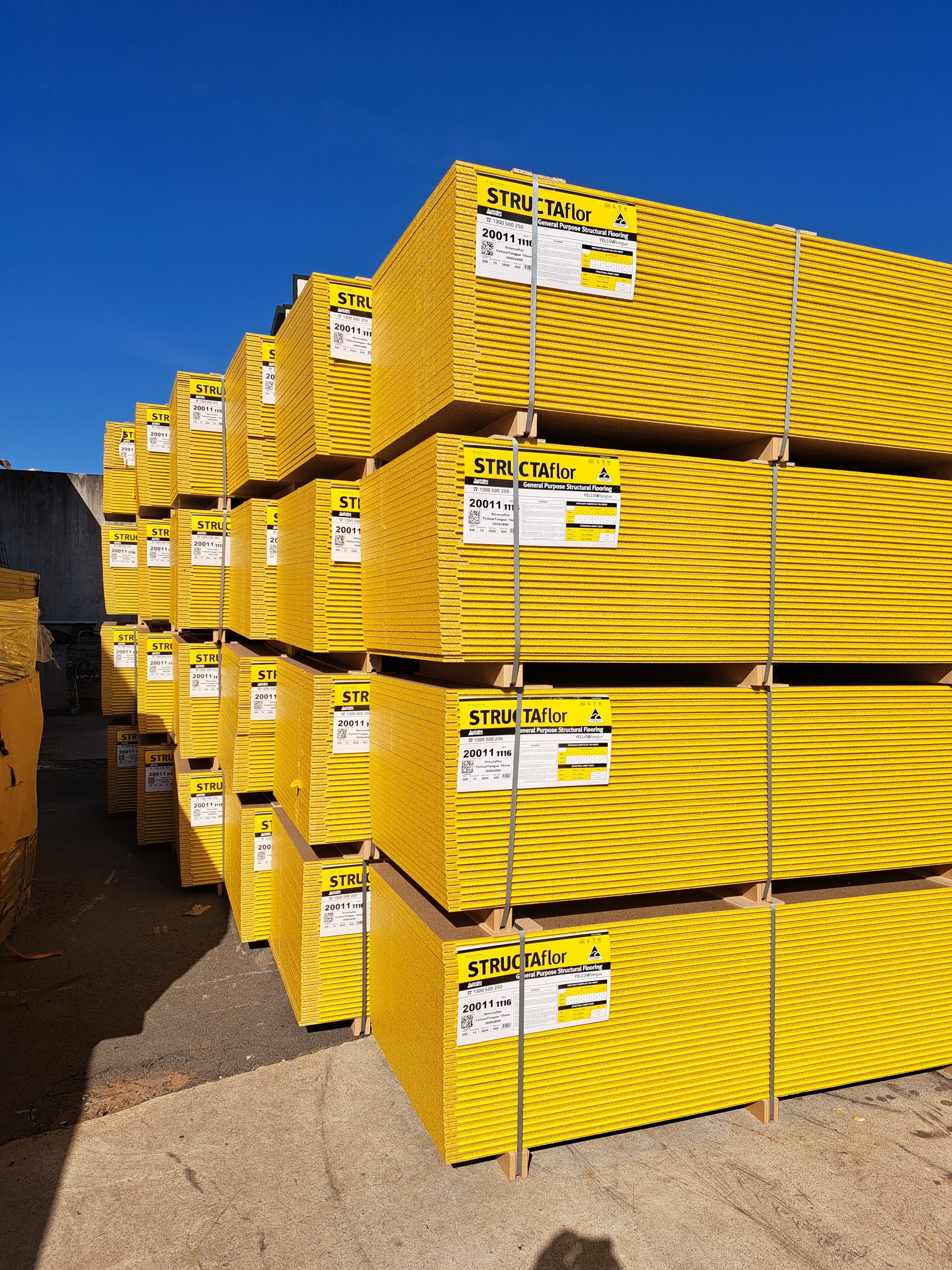 Yellow Tongue Particle Board Flooring  Sheets STRUCTAflor - 19mm x 3600 x 800