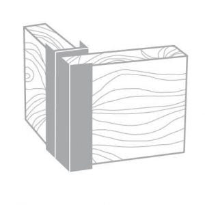 Trio Hardaz Retaining Wall Post Corner Post 65x1100mm