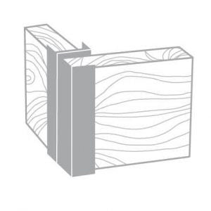 Trio Hardaz Retaining Wall Post Corner Post 88x1100mm