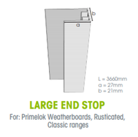 Weathertex Large End Stop 3.0m