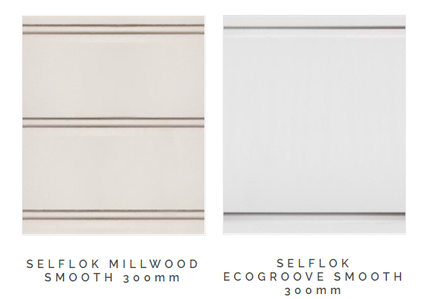 Weathertex Weatherboards Selflok Millwood Smooth 300 x 9.5 x 3660mm