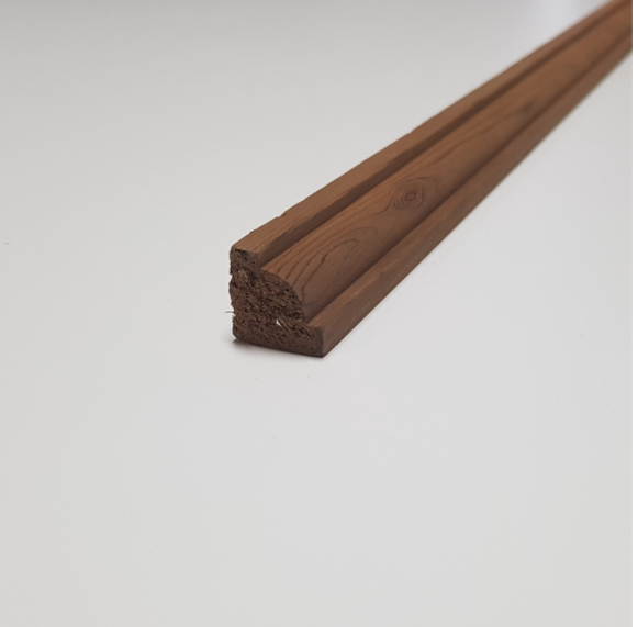 Western Red Cedar 29mm Ovolo Moulding Timber