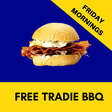 Free Tradie BBQ Every Friday Morning at Canterbury Timbers