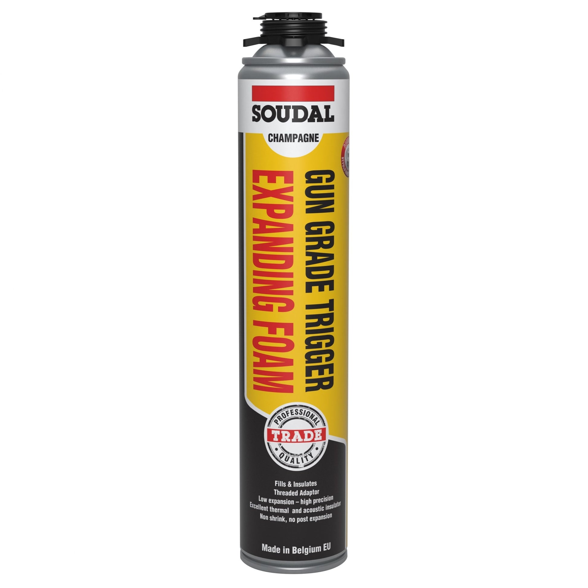 Soudal Gap Filling Gun Grade Trigger Expanding Foam 750ml