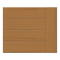 Modwood Solid XTG Decking 137 x 23 x 5400mm - Golden Sand