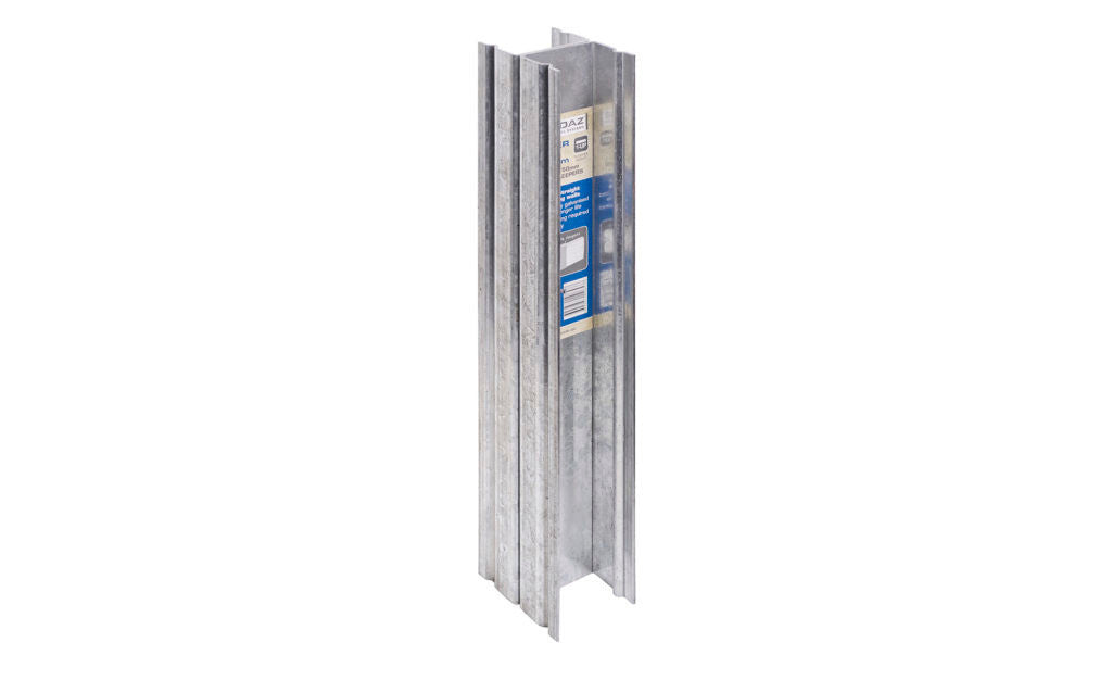 Canterbury Timber Buy Timber Online Hardaz Heavy Duty Galvanised Retaining Wall Post - "H" Joiner 65x1100mm
