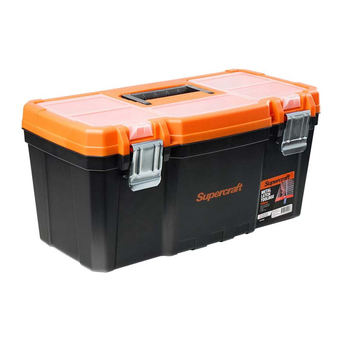 Supercraft Toolbox with Latch Storage - 50cm