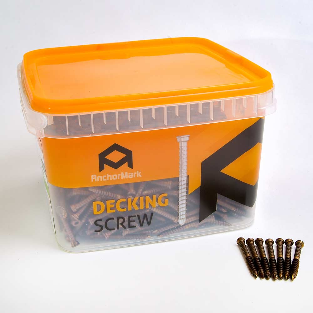 AnchorMark HS Decking Screw A2 304 5.5x60mm Vintage Box 1000  | Canterbury Timbers
