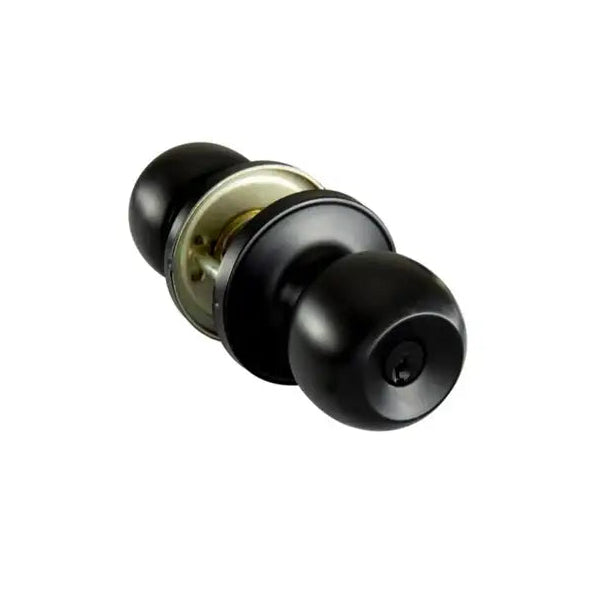 Door Handles Black Builderlock Entrance Knob