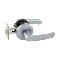 Gainsborough Neue Contour Passage Door Handle Lever Set Satin Chrome