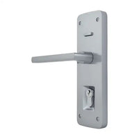 Gainsborough Trilock Cove Lianna Double Cylinder Entrance Door Handle Lever Set in Satin Chrome