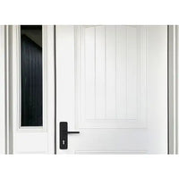 Gainsborough Trilock Cove Lianna Double Cylinder Entrance Lever Set in Matte Black