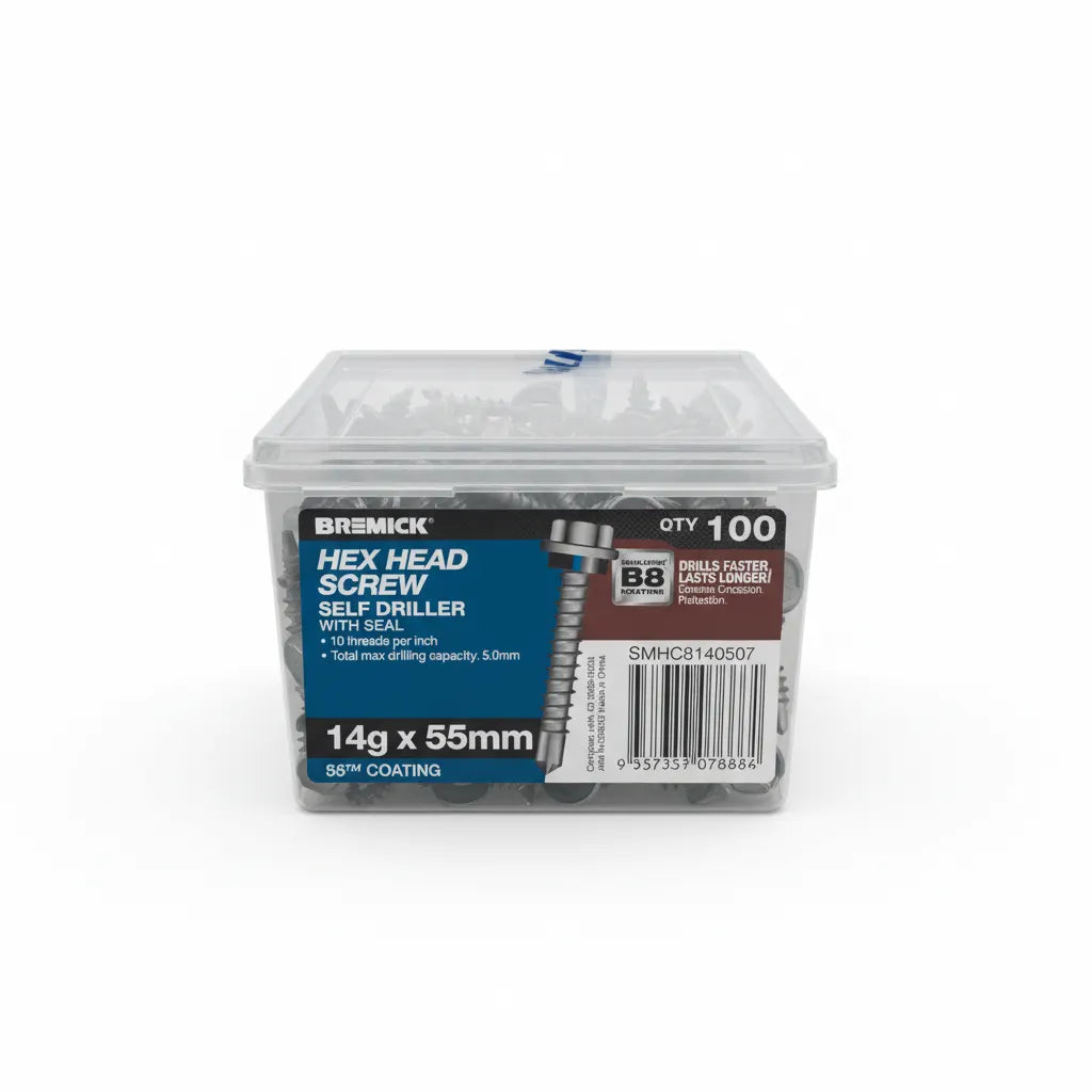 Pack of Bremick hex head screws 