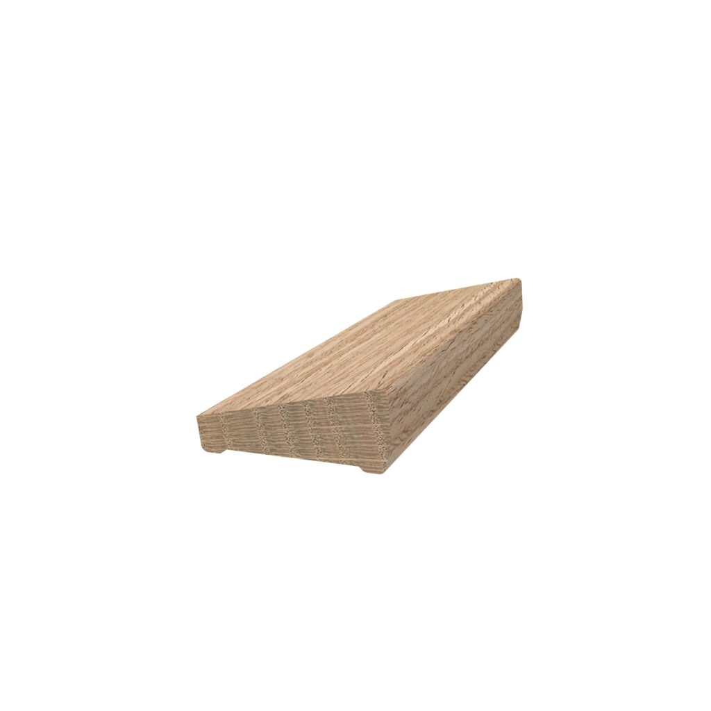 Porta Contours Pine Clear Curved Wall Bead Traverse 39x16mm x 2.7m