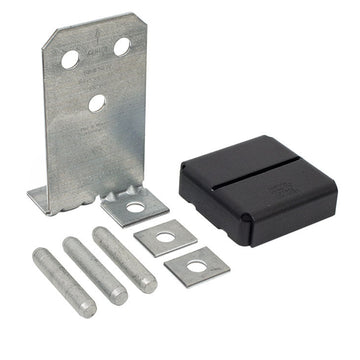 Buy Concealed Post Base Tie  90mm x 90mm from Canterbury Timber and Building Supplies