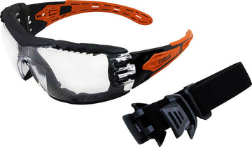 Maxisafe EVO370-GH Safety Glasses with Gasket & Headband Clear Lens