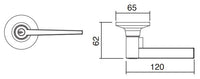 Door Handles Black Builderlock Entrance Lever