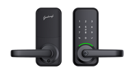 Gainsborough Haven Smart Entrance Lock featuring a slim contemporary profile with an integrated lever handle and backlit PIN keypad, designed for stylish keyless entry on modern residential external doors.