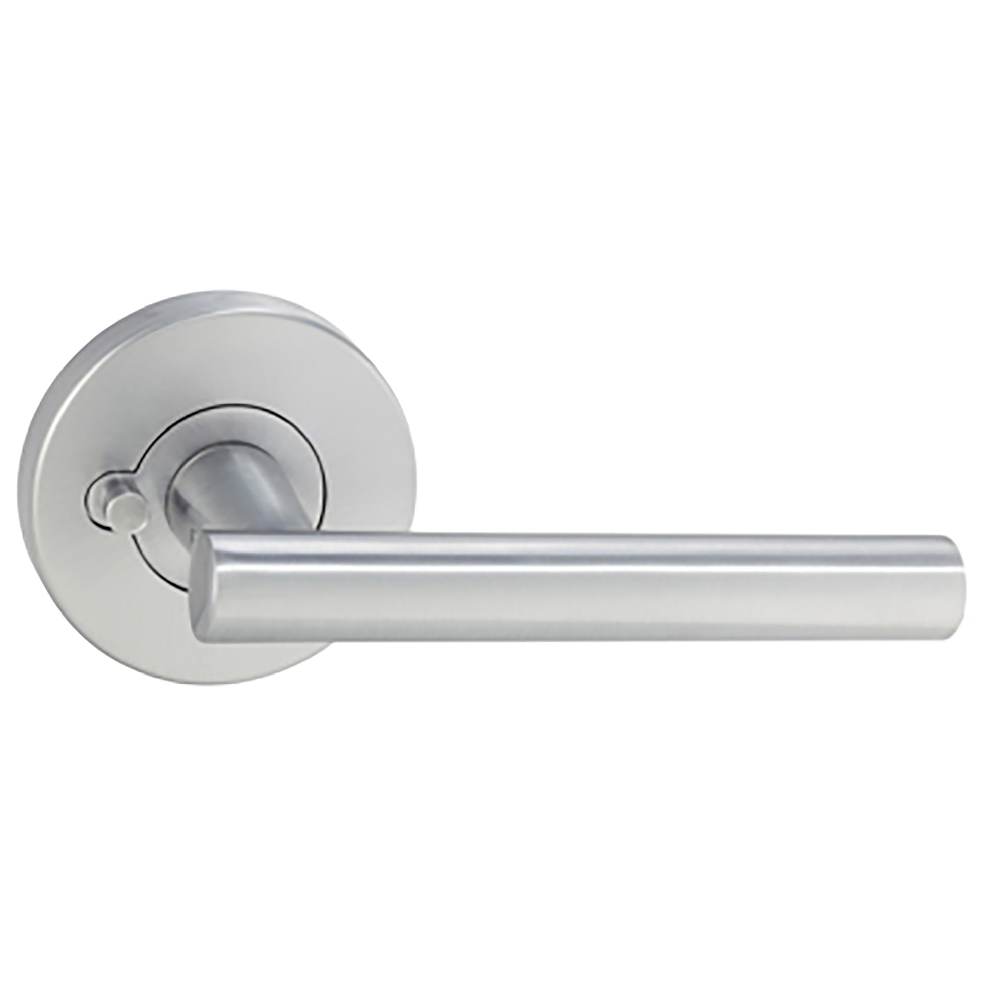Gainsborough Choice Amelia privacy door handle satin chrome geometric zinc alloy for bathroom bedroom doors