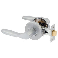 Gainsborough Choice Carla privacy door handle satin chrome rounded ergonomic zinc alloy for bedroom doors