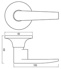 Door Handles Chesapeake Chrome Plated Passage Lever