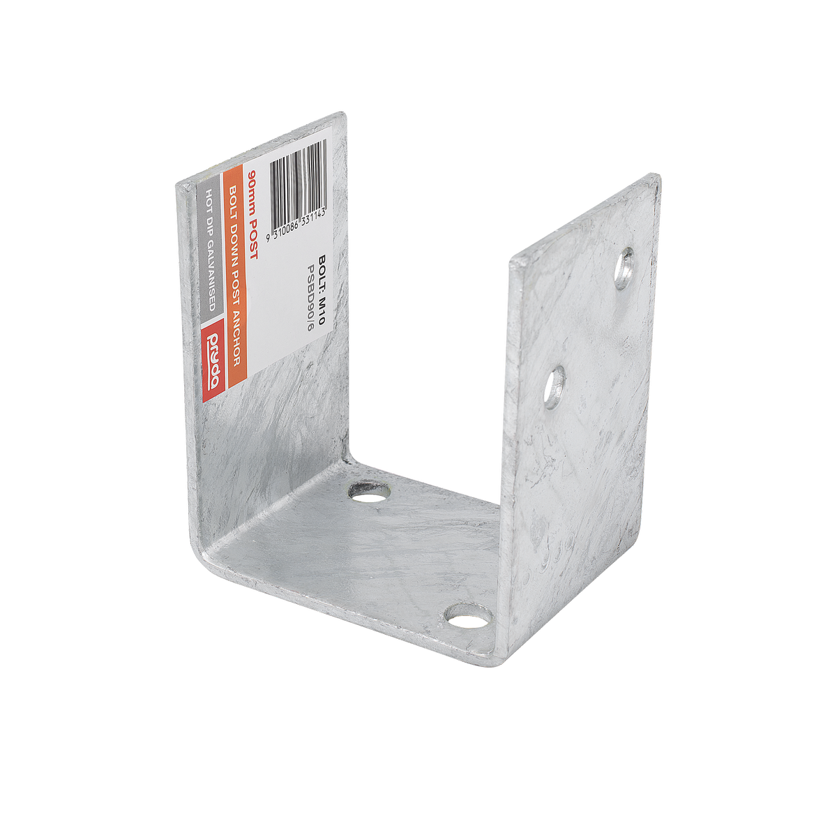 Pryda Post Support Heavy Duty Bolt Down 75 x 4mm