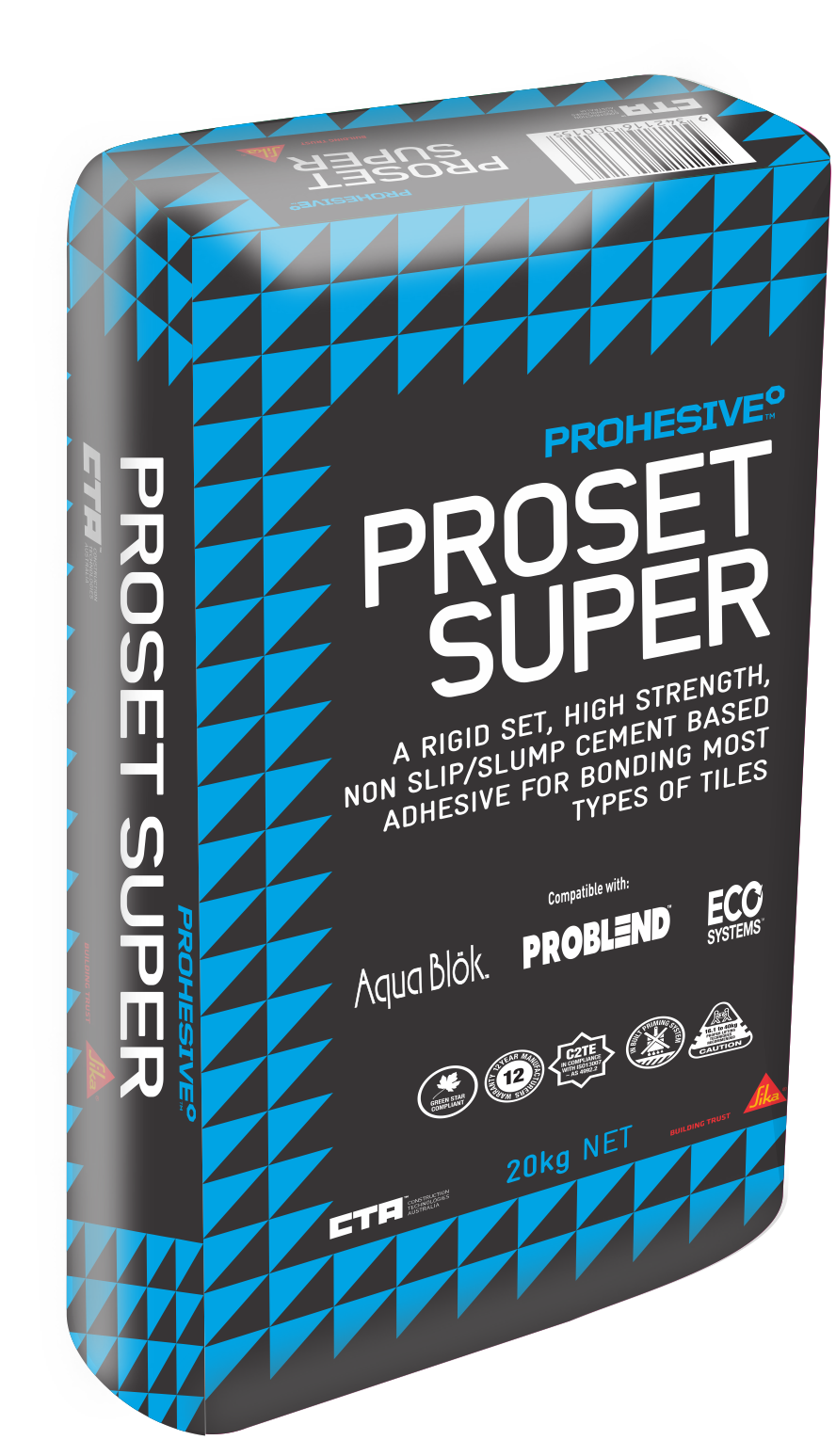 Sikaflex Tile Adhesive Prohesive Promaxset Plus 20kg
