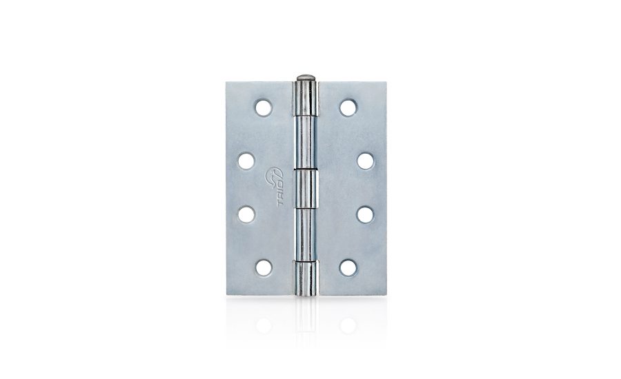 Light & Narrow Zinc Plated 100x75x1.6 Fixed Pin Butt Hinge