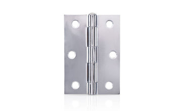 Light & Narrow Chrome Plated 85x60x1.6 Loose Pin Butt Hinge