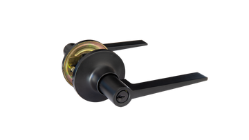 Door Handles Black Builderlock Entrance Lever