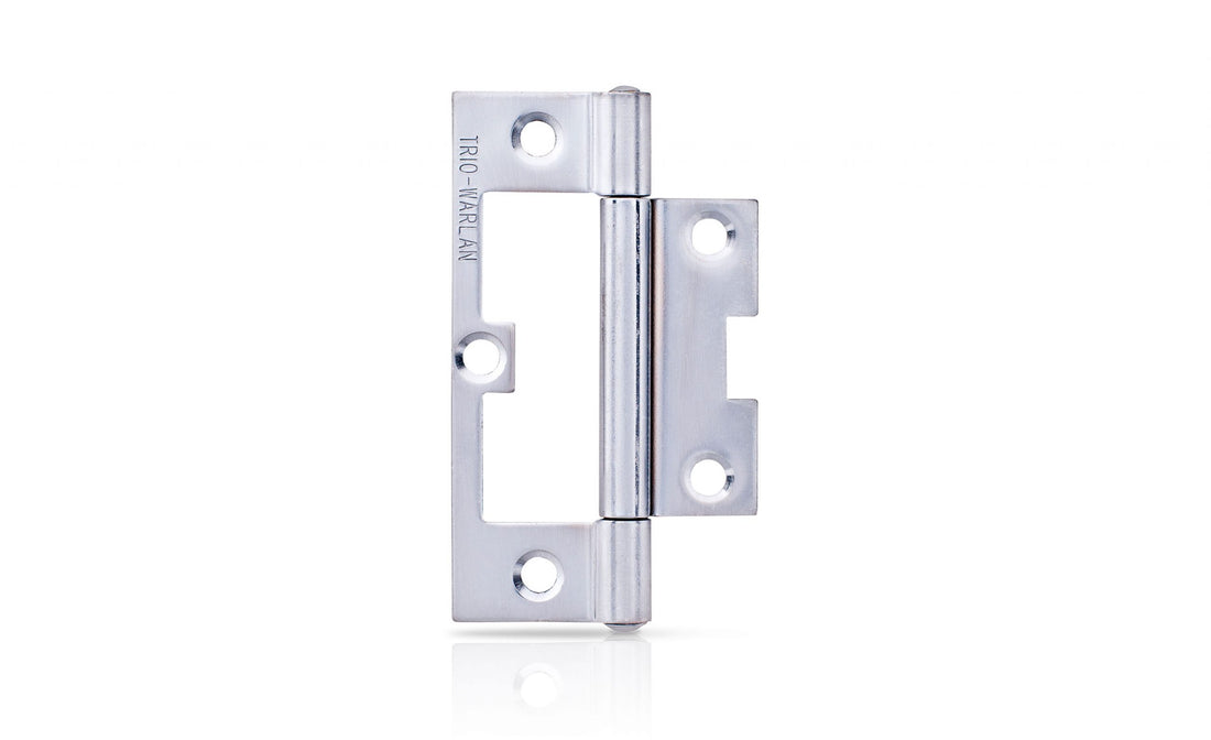 Zinc Plated Quick-Fit 90x52x1.8 Fixed Pin Hinge