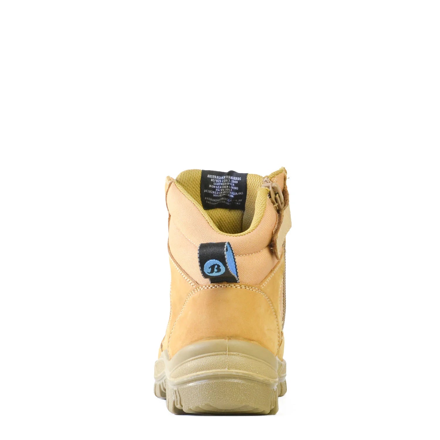 Men Safety Work Boots Wheat Zippy Bata