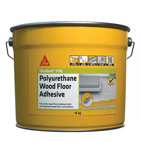 Sika Ochre Sikabond T55J Flooring Adhesive 16kg