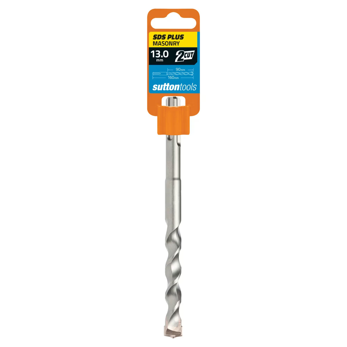SUTTON 13mm x 160mm Masonry SDS+ 2CUT Drill Bit