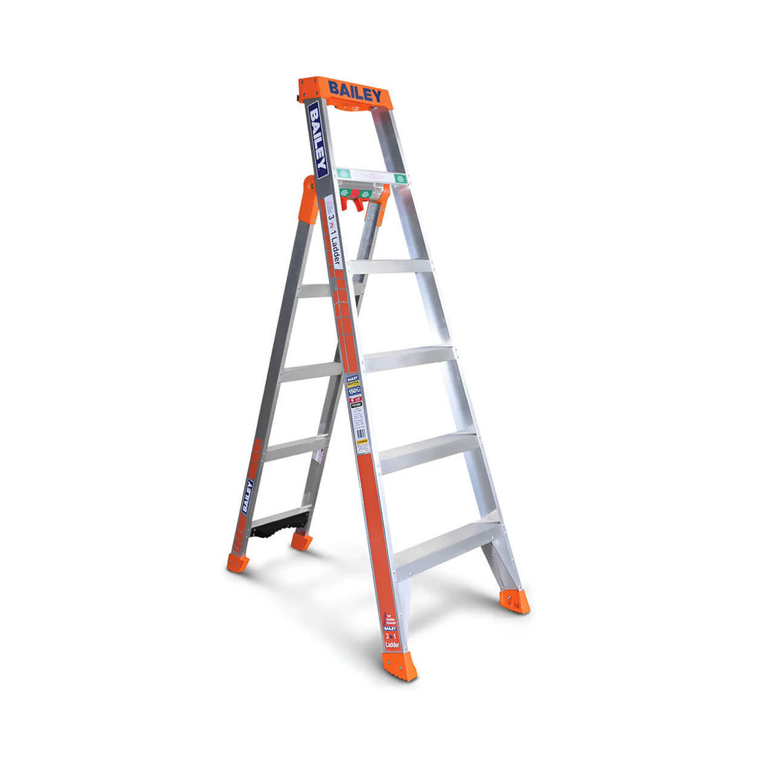 Bailey Aluminium Multipurpose Ladder 6 Step 1.8m SLS FS13862