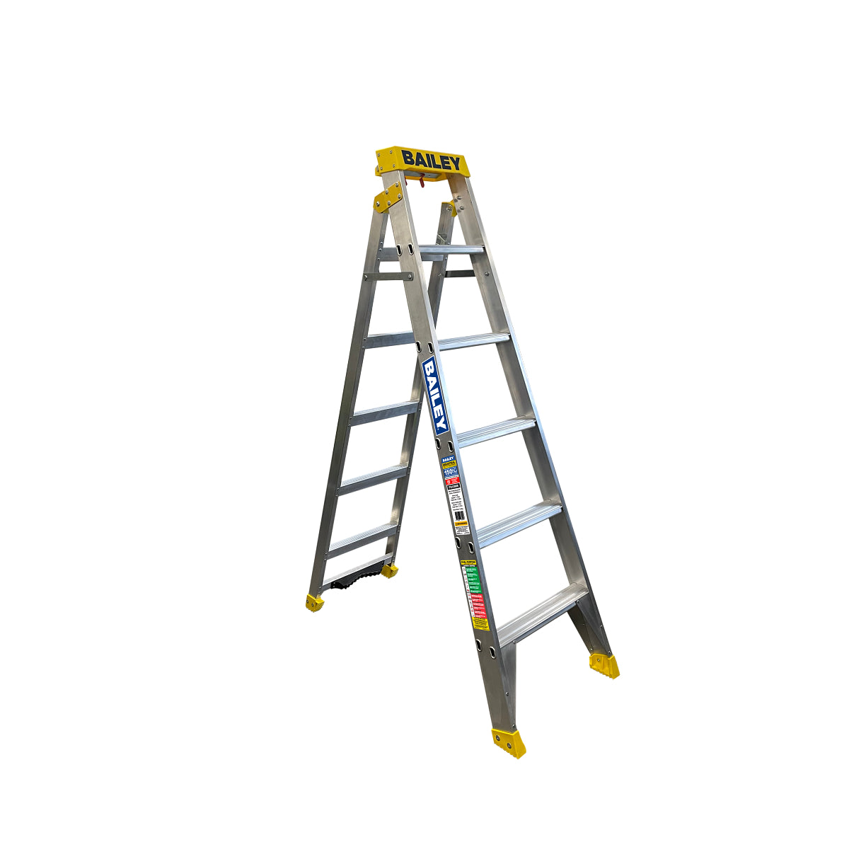 Ladder Frame Cladding Bailey Pro Aluminium Dual Purpose 6 Step 150kg Ladder FS13988