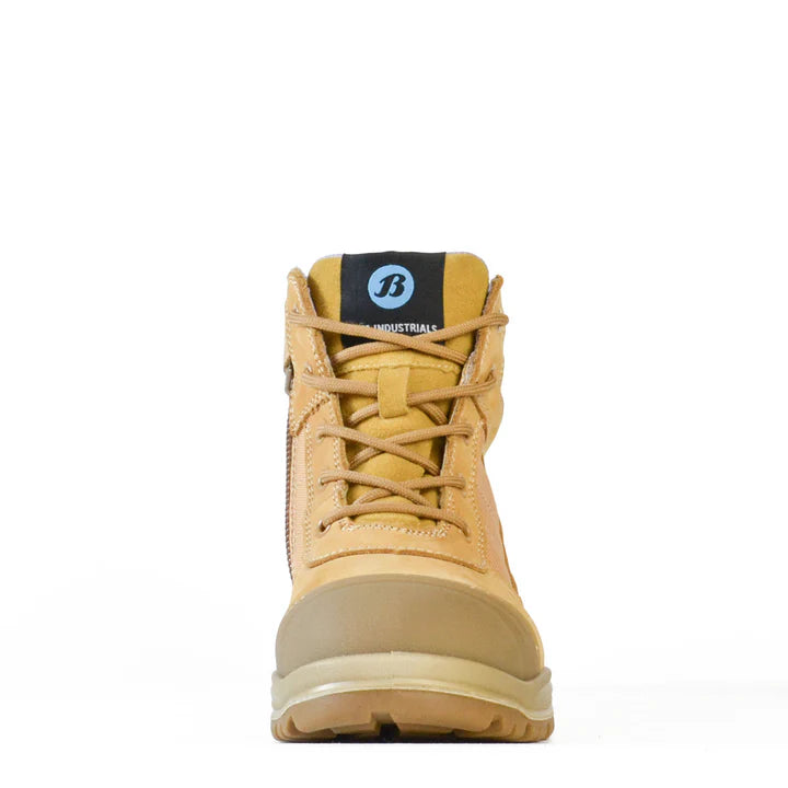 Bata Industrials Womens Safety Boots Wheat Zippy
