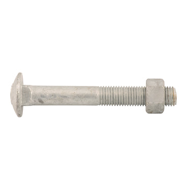 Bremick M12 x 50mm Cup Head Galvanised Bolt & Nut