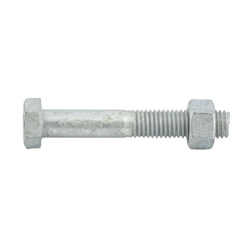 Bremick M16 x 150mm Hex Head Galvanised Bolt & Nut