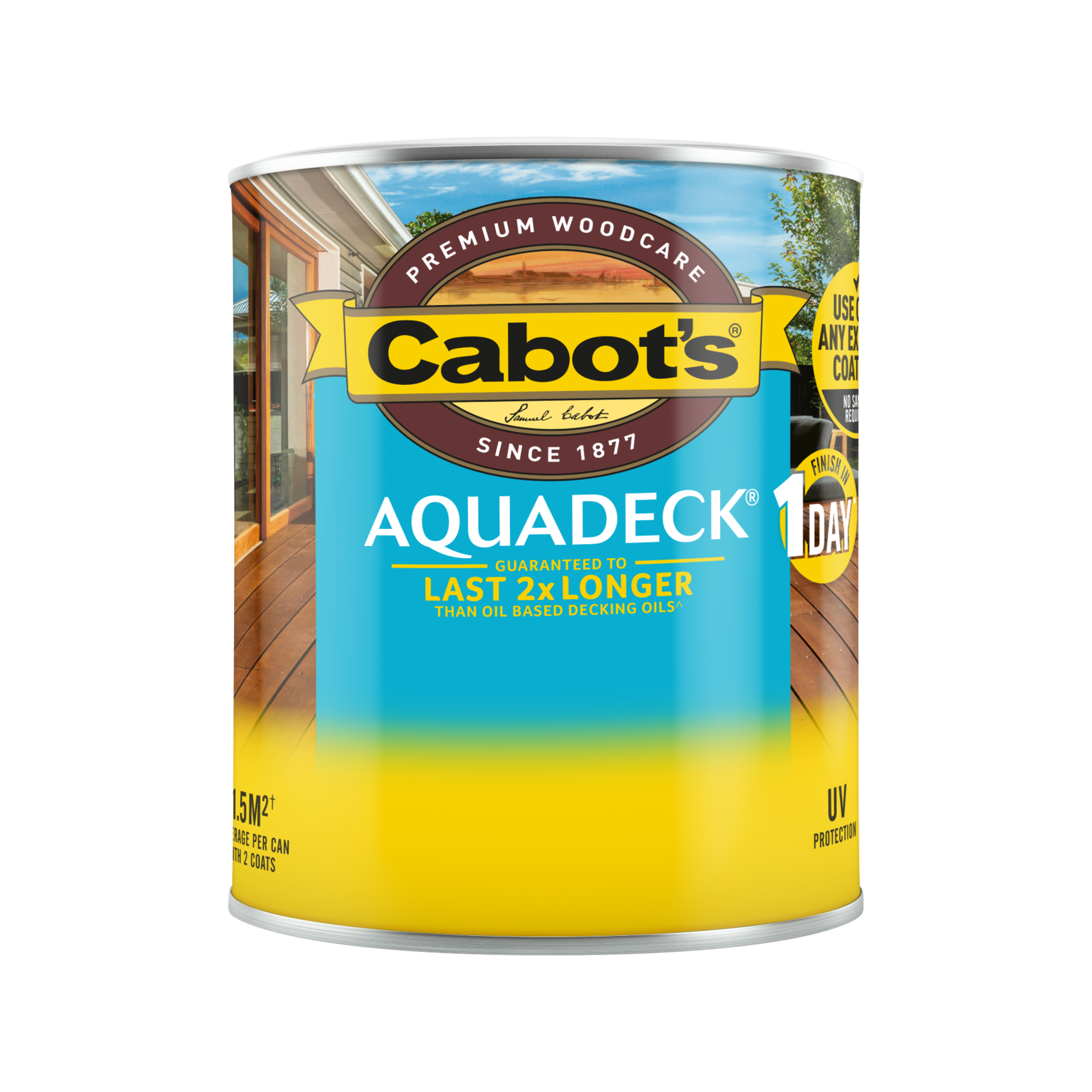 Cabot's Aquadeck Natural Exterior Decking Oil 250ml