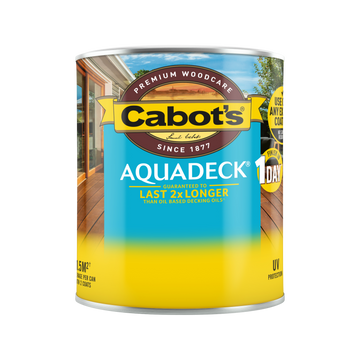 Cabot's Aquadeck Natural Exterior Decking Oil 250ml