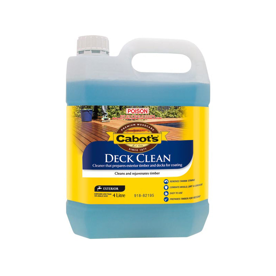 Cabot's Deck Clean 4 Litre