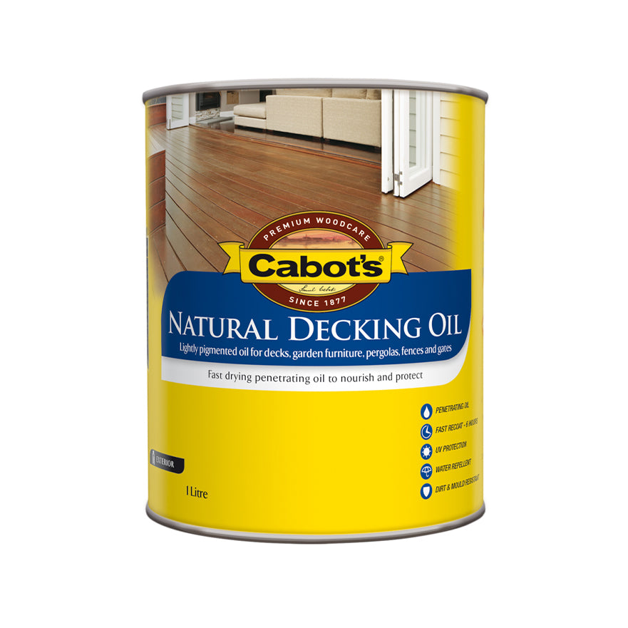 Cabot's Natural Decking Oil 1Litre