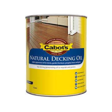 Cabot's Natural Decking Oil 1Litre