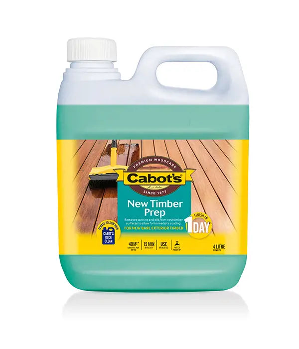 Cabot's New Timber Prep 4 Litre