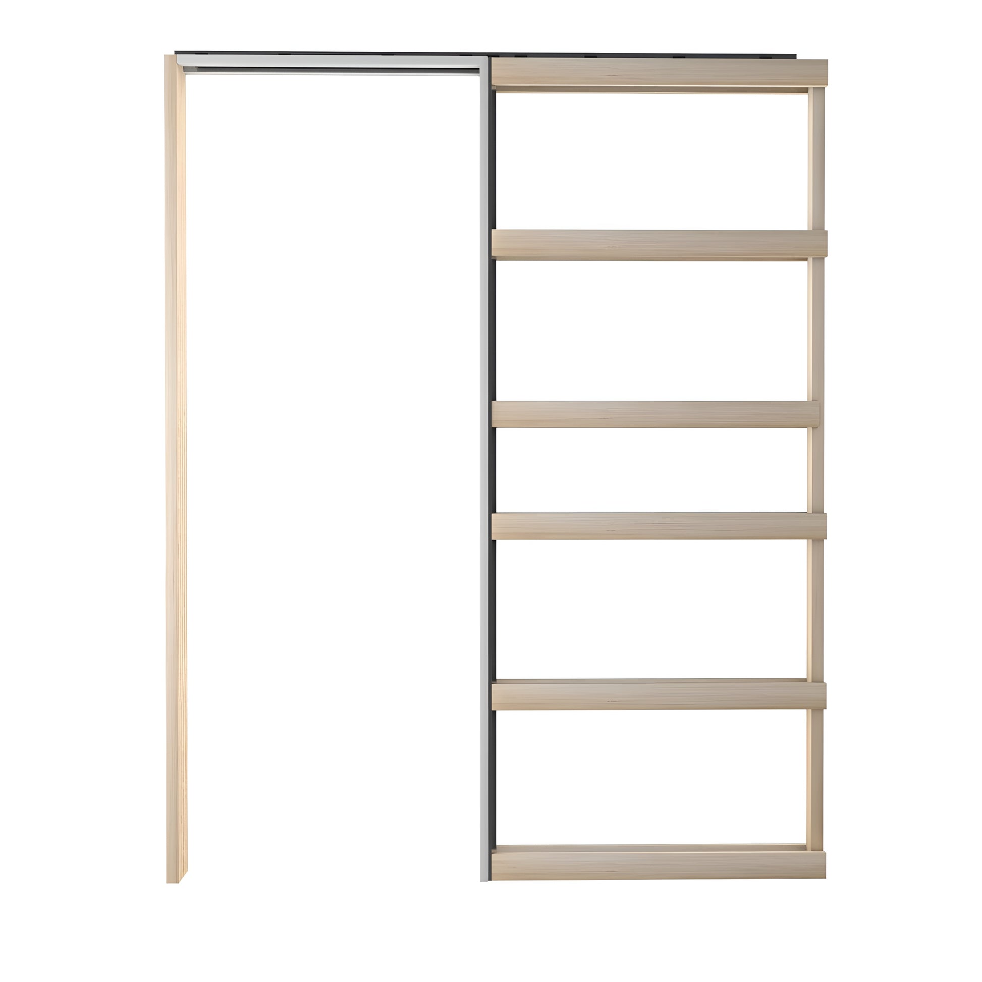 Cavity Slider Evolution Single Flush Pull 2040 x 620 (90mm Stud Thickness)