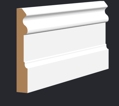 Canterbury Timber Yarrow Primed F/J Skirting 138x18mmx5.4m