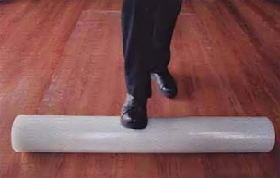 Applying to hard floor